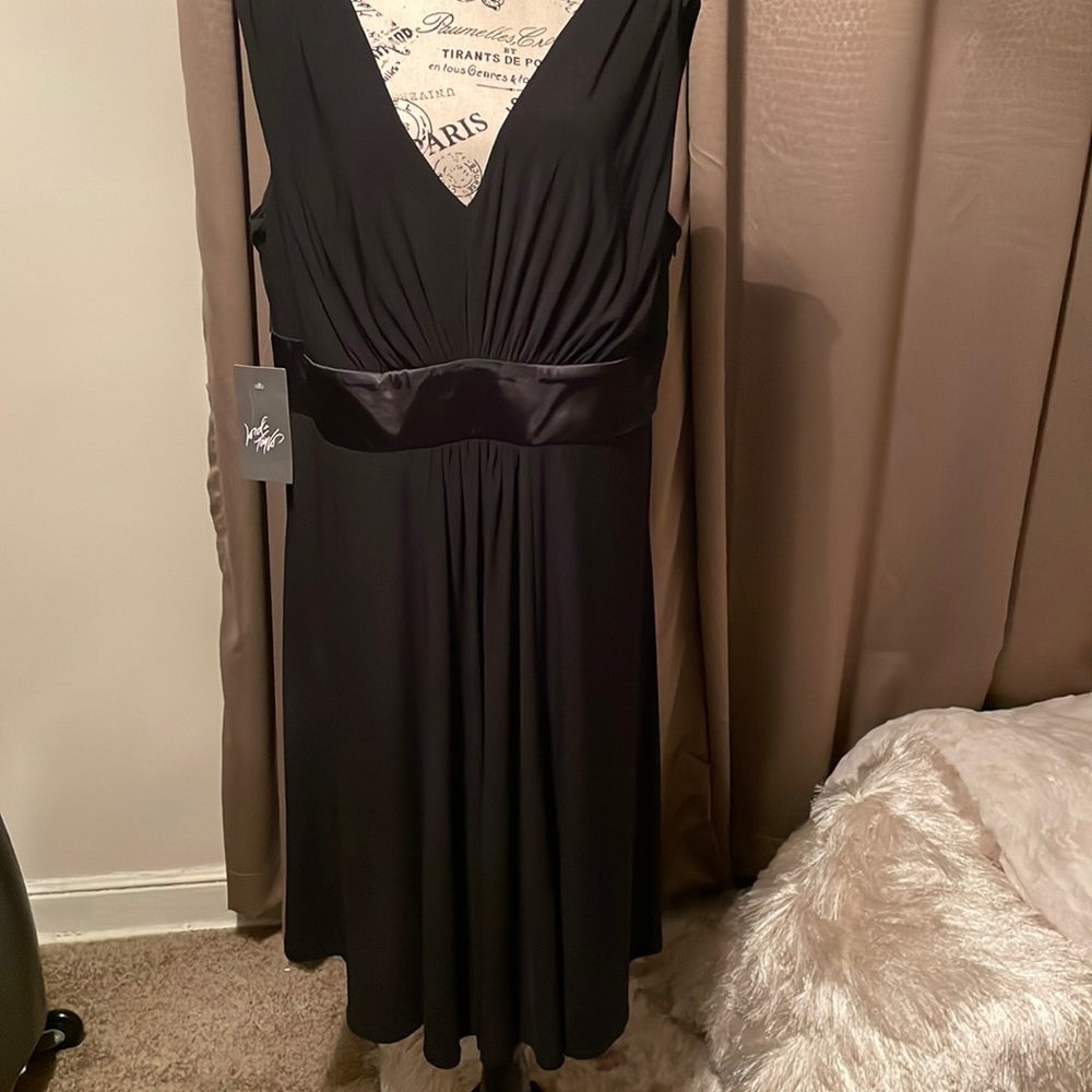Black evening dress NWT; 43 1/2 inches long